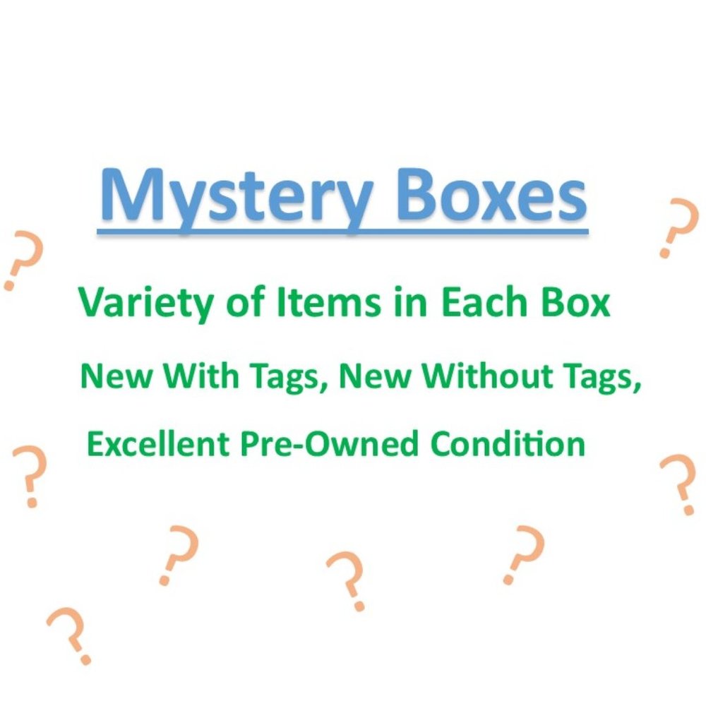 10 Item Mystery Box, Variety Clothing Items, Sizes 8, 10, Med, Large, NWT, NWOT